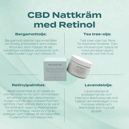 cbd nattkräm med retinol