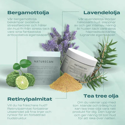 cbd nattkräm med retinol innehåll