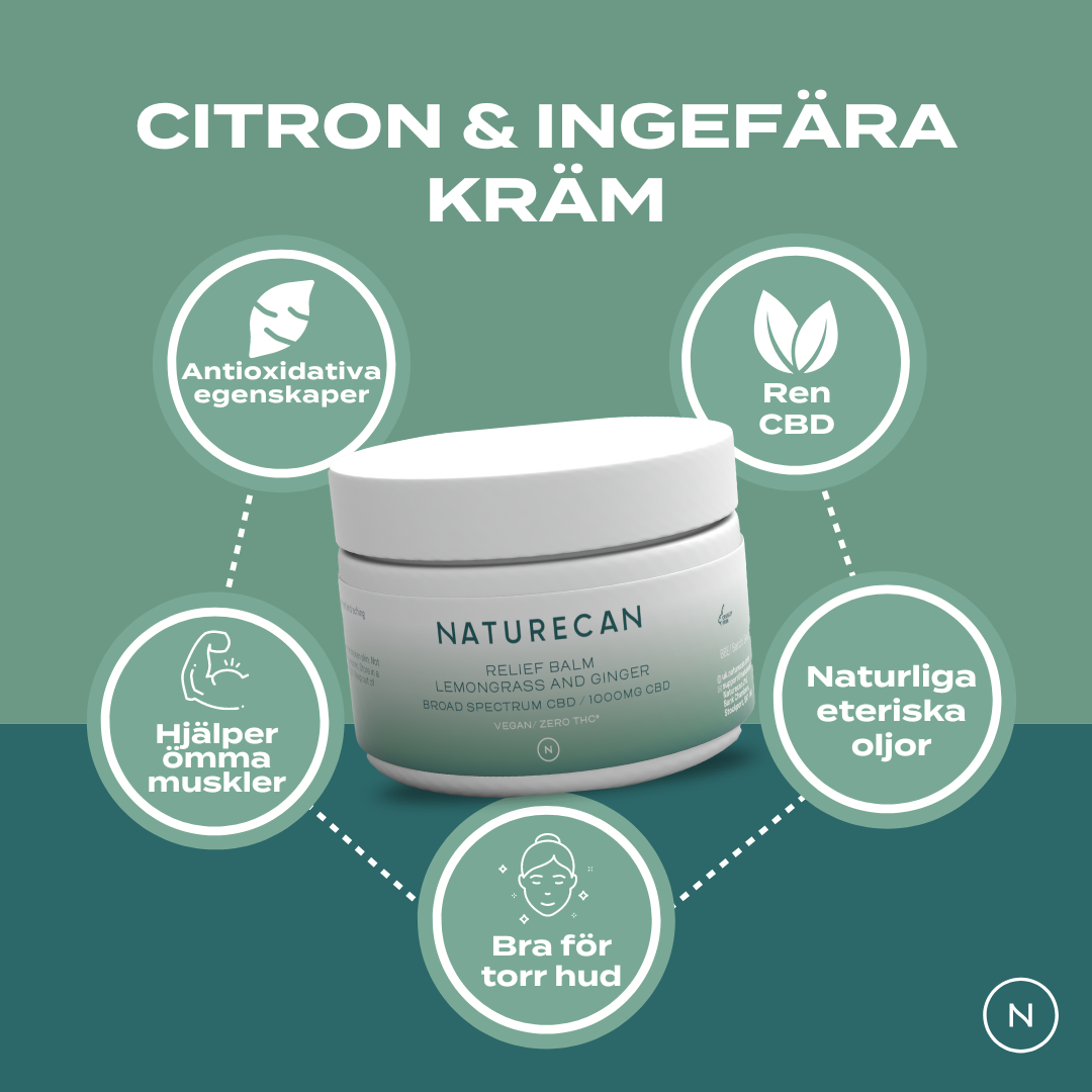 Fördelar Citron Ingefära CBD